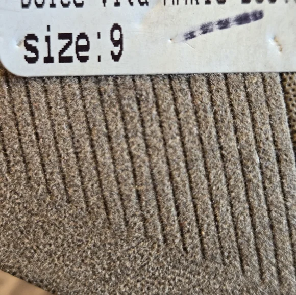 Dolce Vita Tan Suede Ankle Boots Western Style Size 9 New - Picture 2 of 13